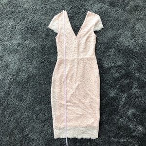 Light pink lace dress